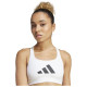 Adidas Γυναικείο μπουστάκι Powerreact Big Logo Bra